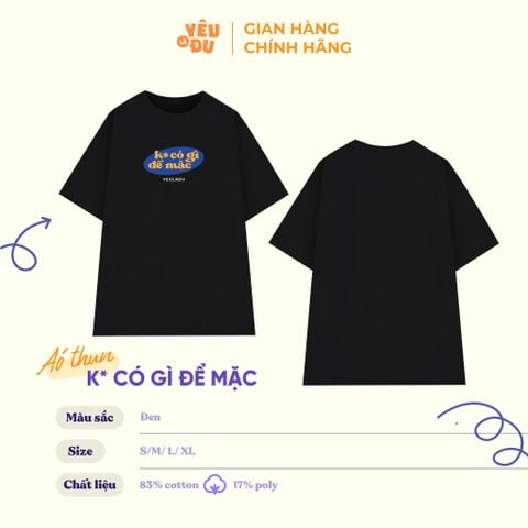  Áo Thun Tay Ngắn Ko Có Gì Để Mặc Local Brand Yêu Là Đủ Shop 