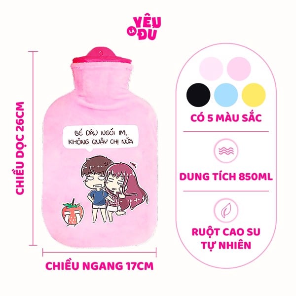  Túi chườm bụng cho bạn nữ - Yêu Là Đủ Shop 