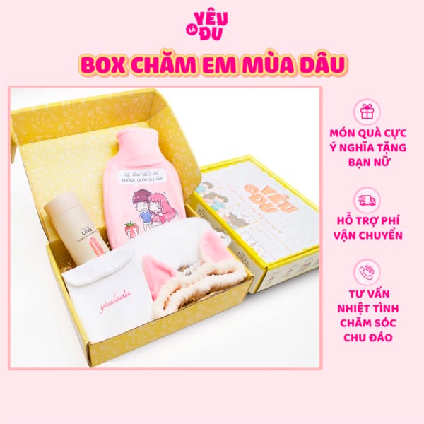  Set quà Chăm em mùa dâu - Yêu Là Đủ Shop 