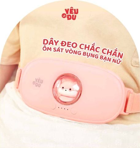  Đai Chườm Nóng Yêu Là Đủ Shop Giúp Giảm Đau Bụng - Túi Chườm Điện Massage Làm Ấm Bụng 