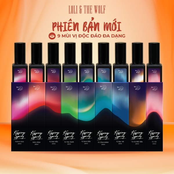  Kissing Spray - Xịt thơm miệng - Loli & The Wolf 